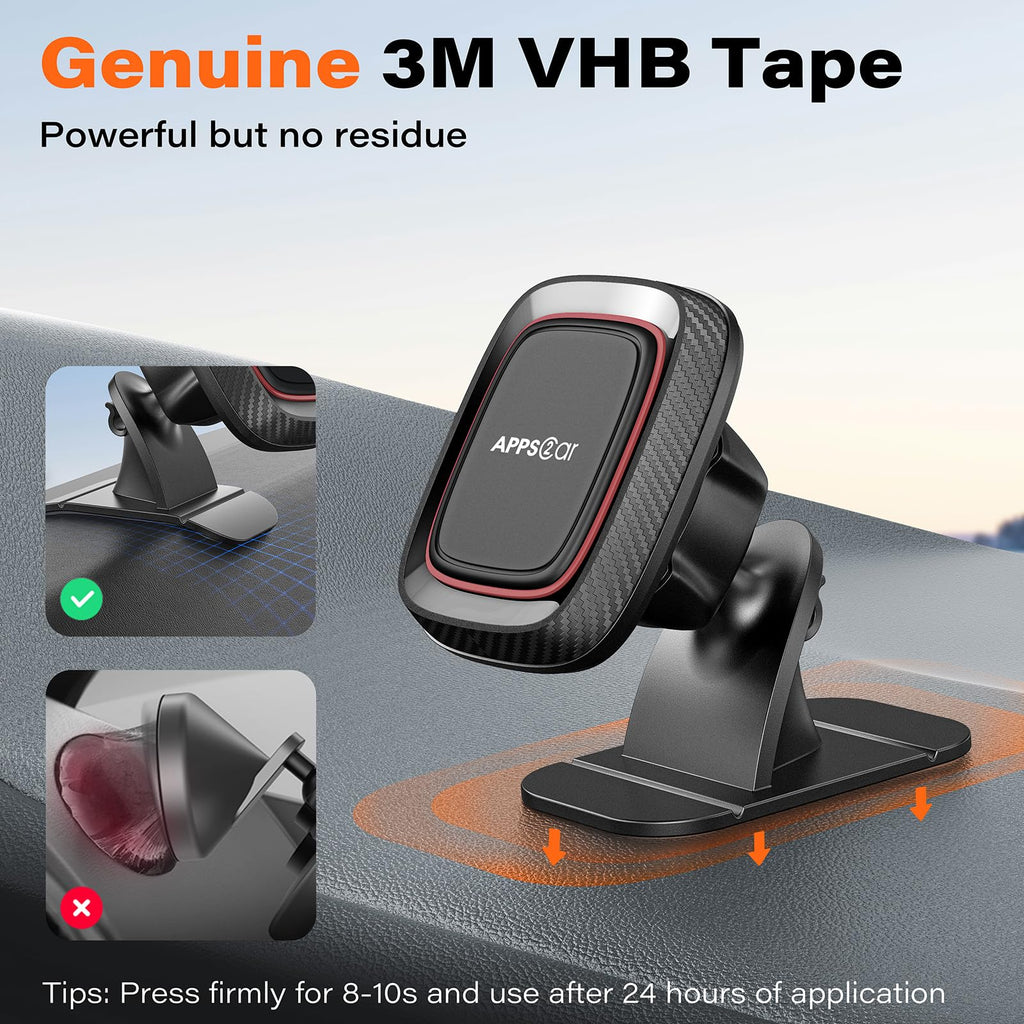 APPS2Car Magnetic Car Phone Mount for Dashboard
